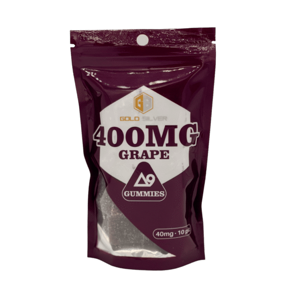 Gold Silver Delta 9 Gummies 400mg Bag - Image 4