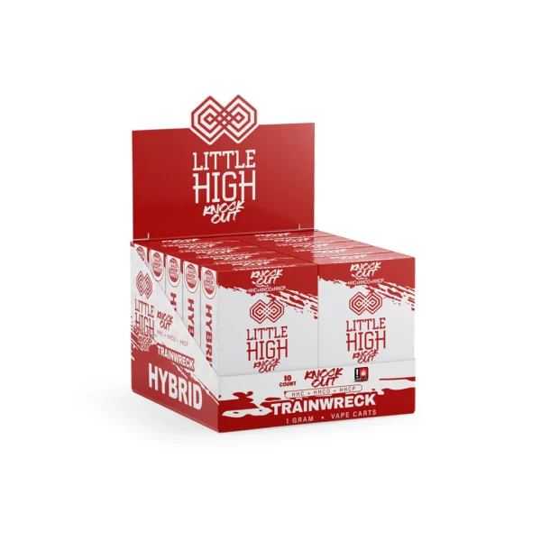 Little High TKO Carts – Trainwreck | HHC + HHCO + HHCP | 1g Hybrid Vape Cartridge - Image 2