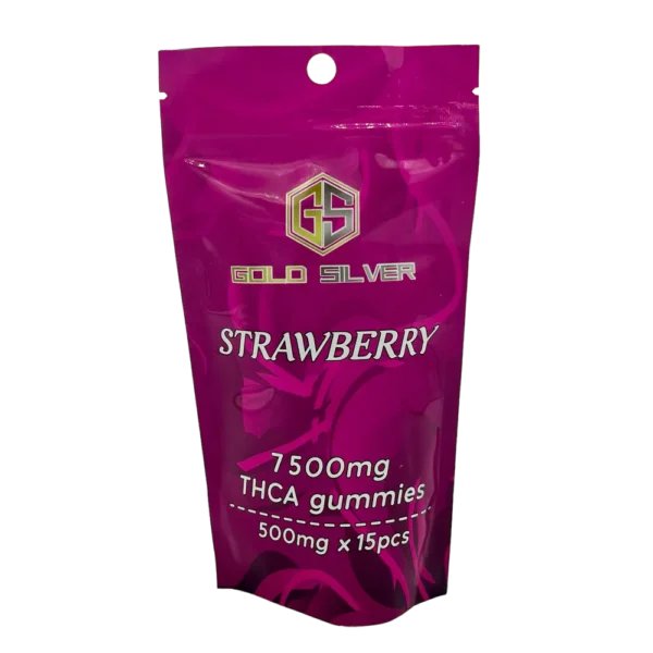 Gold Silver THCA Gummies 7500mg - Image 2