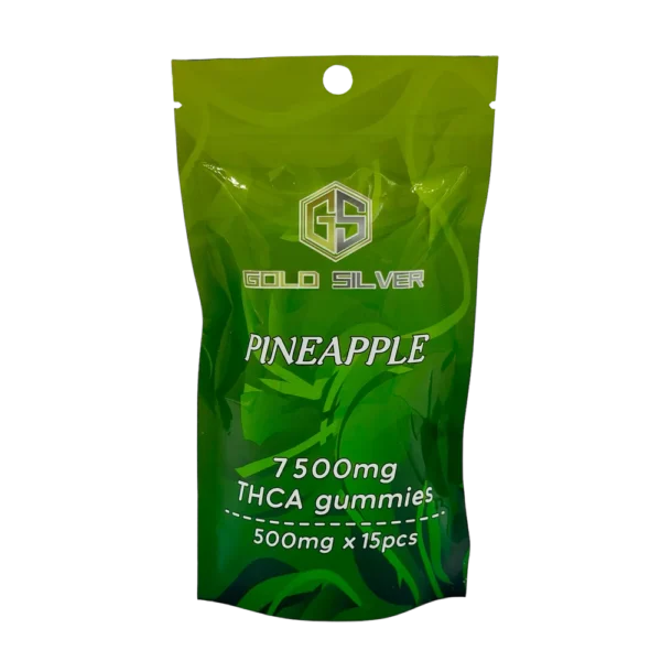 Gold Silver THCA Gummies 7500mg - Image 3